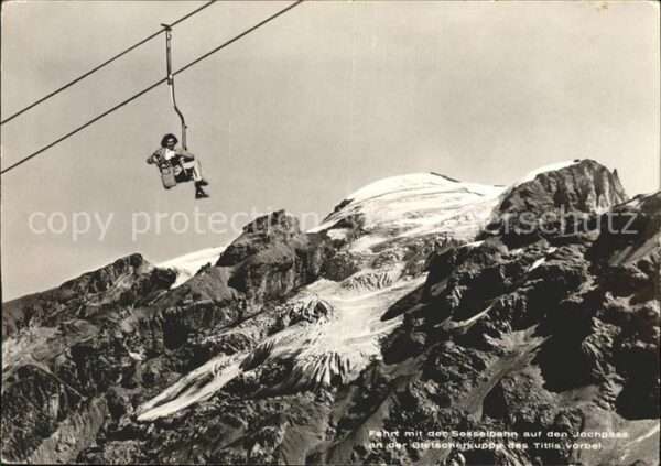 Sessellift Jochpass Gletscherkuppe Titlis