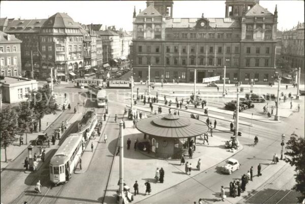 Strassenbahn Dresden Postplatz Telegrafenamt