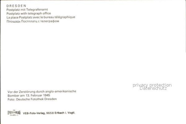 Strassenbahn Dresden Postplatz Telegrafenamt – Bild 2