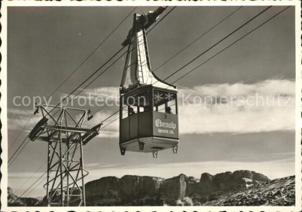 Seilbahn Wasserauen-Ebenalp Alpstein