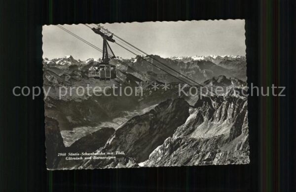Seilbahn Säntis Tödi Glärnisch Berneralpen