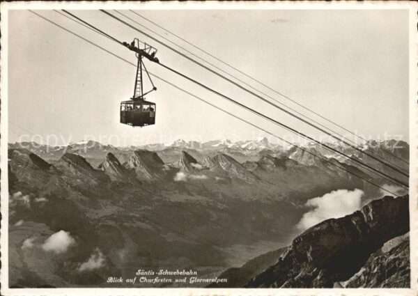 Seilbahn Säntis Churfirsten Glarneralpen
