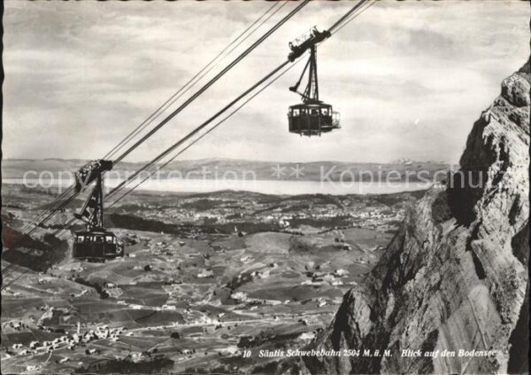 Seilbahn Säntis Bodensee
