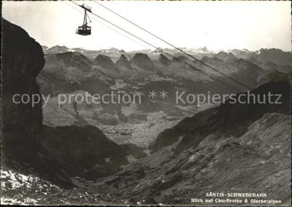 Seilbahn Säntis Churfirsten Glarneralpen