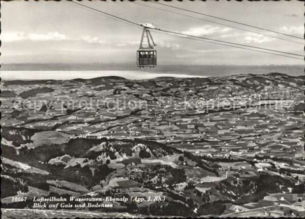 Seilbahn Wasserauen-Ebenalp Gais Bodensee