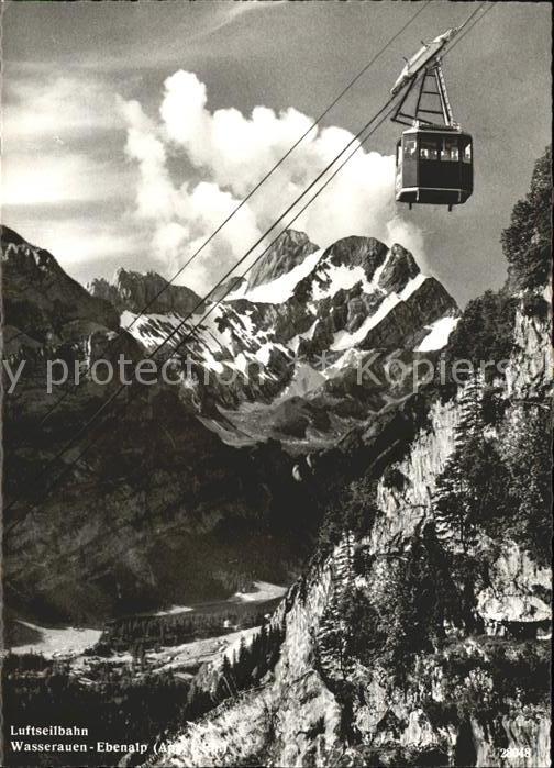 Seilbahn Wasserauen-Ebenalp Fählentürme