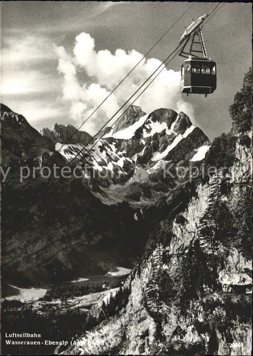 Seilbahn Wasserauen-Ebenalp Altmann