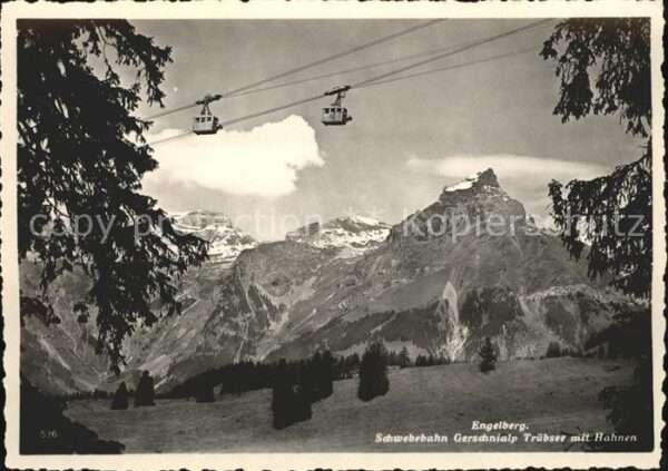 Seilbahn Gerschnialp Trübsee Engelberg Hahnen