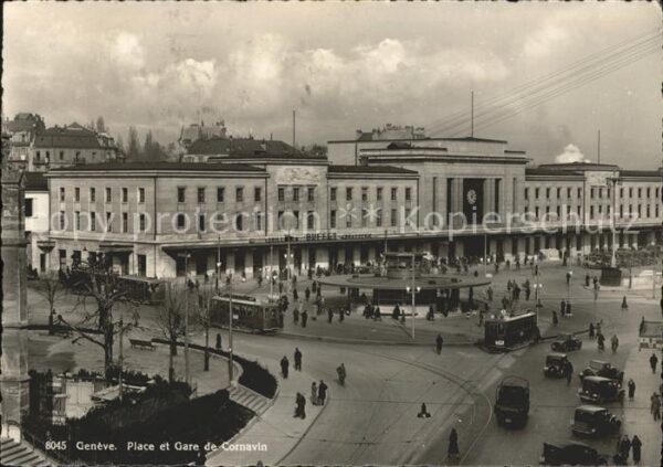 Strassenbahn Geneve Gare de Cornavin