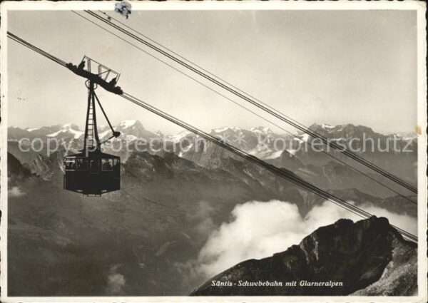 Seilbahn Säntis Glarneralpen