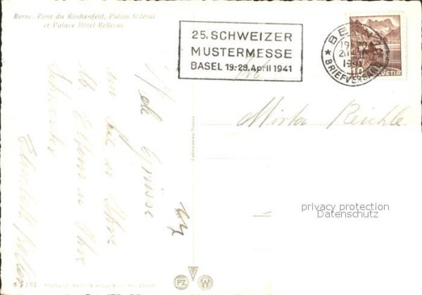 Strassenbahn Bern Kirchenfeldbrücke Bundespalast Pal – Bild 2