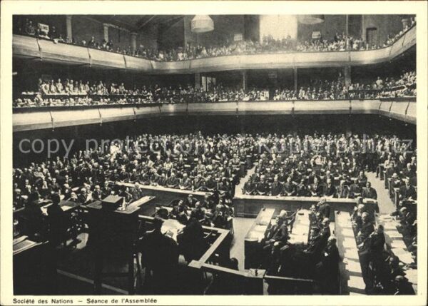 Politik Societe des Nations Seance de l'Assembl
