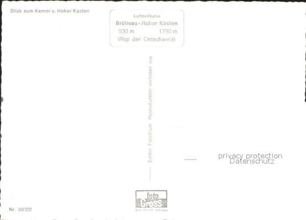 Seilbahn Kamor Hoher Kasten – Bild 2