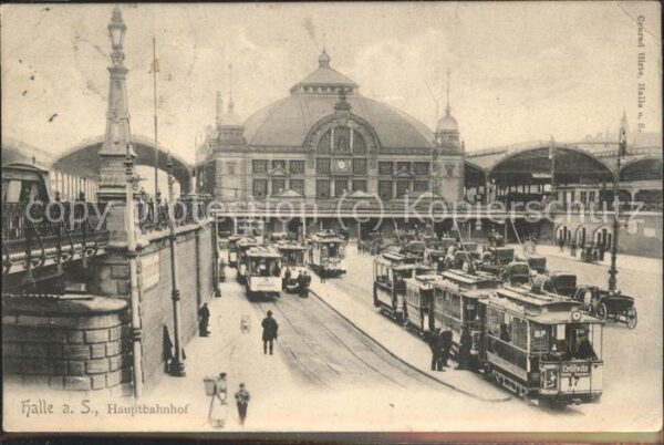 Strassenbahn Halle a. Saale Hauptbahnhof