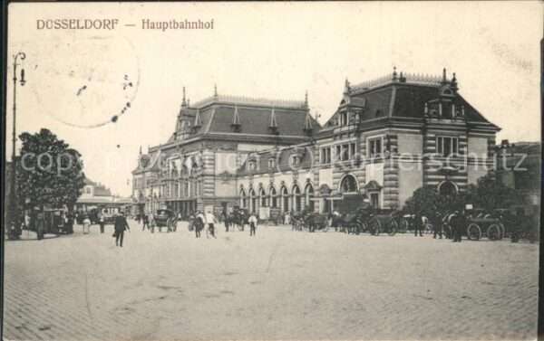 Bahnhof Düsseldorf Pferdekutschen