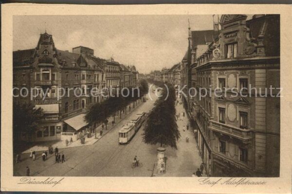 Strassenbahn Düsseldorf Graf Adolfstrasse