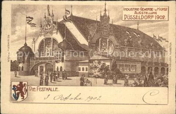 Ausstellung Industrie Muenchen 1898 Festhalle