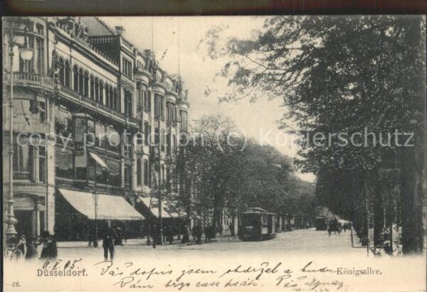 Strassenbahn Düsseldorf Königsallee