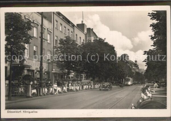 Strassenbahn Düsseldorf Königsallee Oldtimer