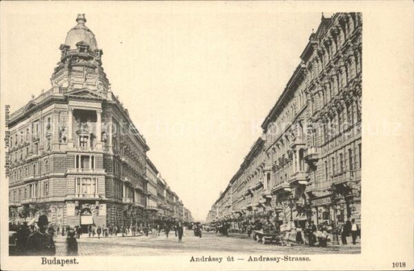 Budapest Andrassy ut Andrassy-Strasse