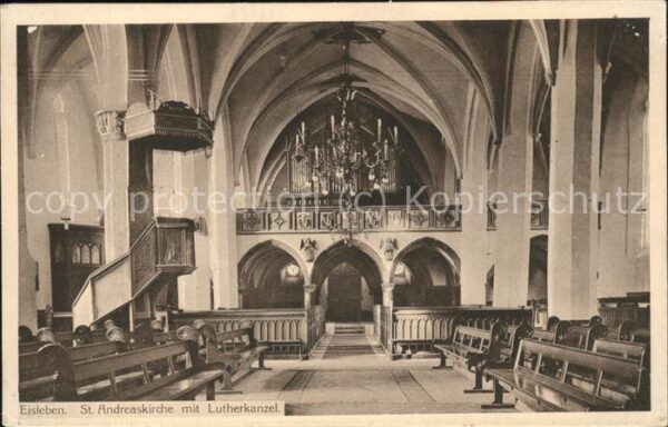 Kirchenorgel St. Andreaskirche Eisleben Lutherkanzel