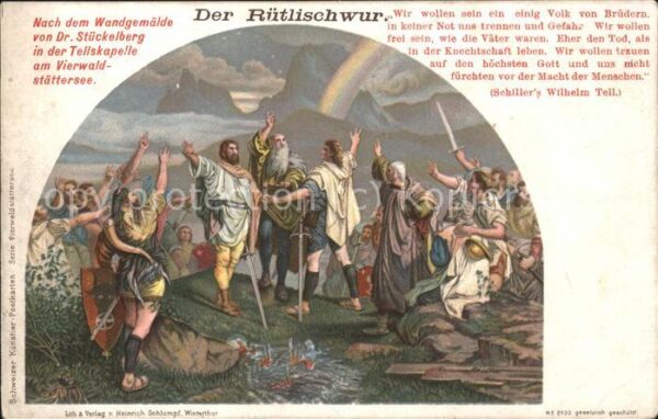 Tell Wilhelm Rütlischwur Vierwaldstättersee Tellskap