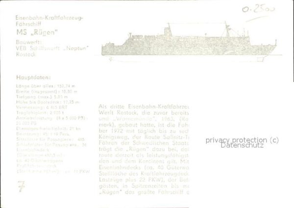 Schiffe Ships Navires MS Rügen – Bild 2