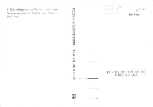 Eisenbahn Schmalspurbahn Putbus-Göhren – Bild 2