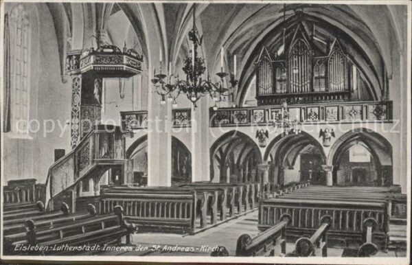 Kirchenorgel St. Andreas-Kirche Eisleben-Lutherstadt