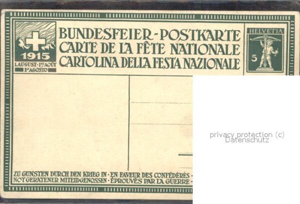 Bundesfeier Schweiz Fahnen Rütlischwur – Bild 2