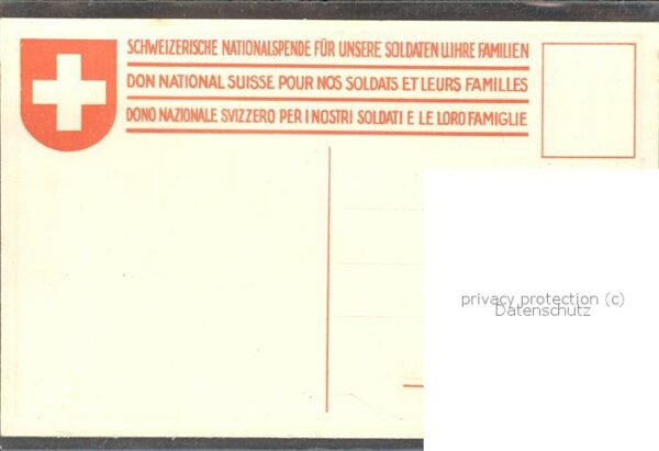 Militaria Schweiz Soldat Kind Gewehr Nationalspende – Bild 2