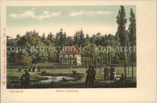 Goethe Johann Wolfgang von Weimar Gartenhaus
