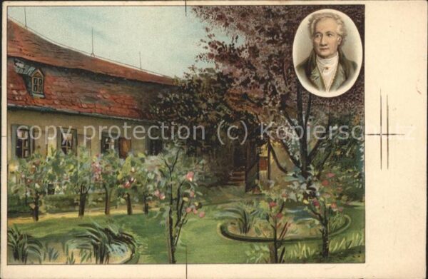 Goethe Johann Wolfgang von Frauenplan Weimar Hinterhaus
