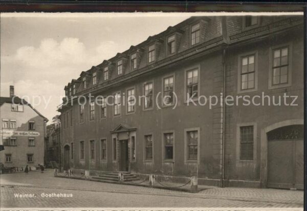 Goethe Johann Wolfgang von Weimar Goethehaus