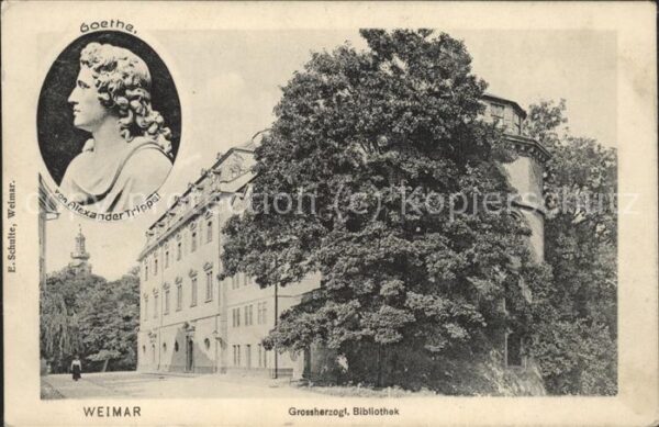 Goethe Johann Wolfgang von Grossherzogliche Bibliothek Weimar