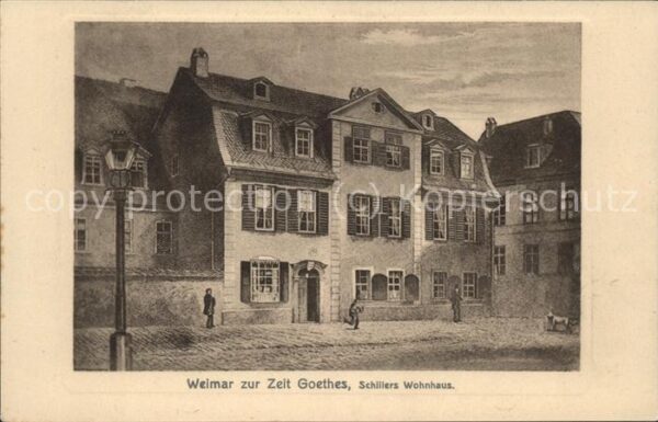 Schiller Friedrich Wohnhaus Weimar Goethe