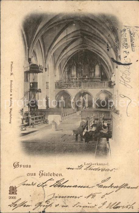Kirchenorgel Eisleben Lutherkanzel
