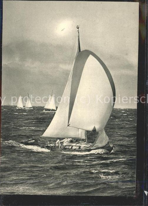 Segelboote Segeregatta Rostock Kalenderkarte