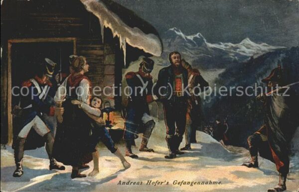 Hofer Andreas Gefangennahme Südtirol