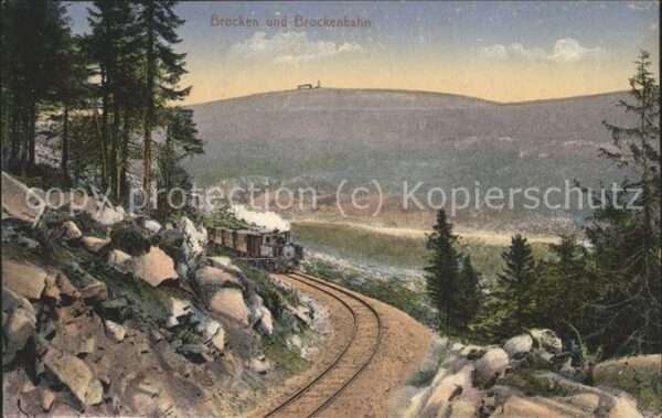 Brockenbahn Brocken Wernigerode
