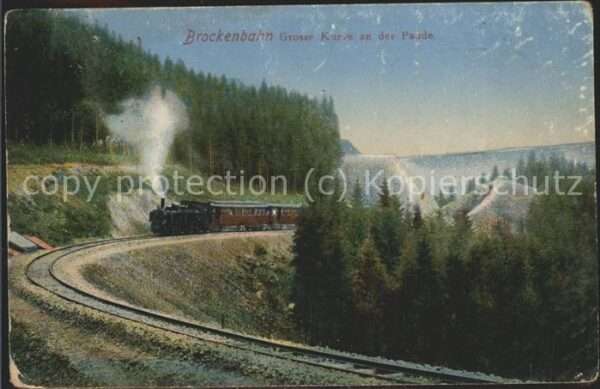 Brockenbahn Grosse Kurve Padde