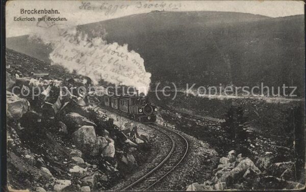 Brockenbahn Eckerloch Brocken