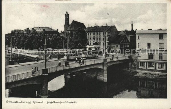 Strassenbahn Brandenburg-Havel Jahrtausendbrücke