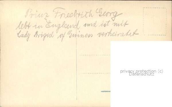 Adel Preussen Prinz Friedrich – Bild 2