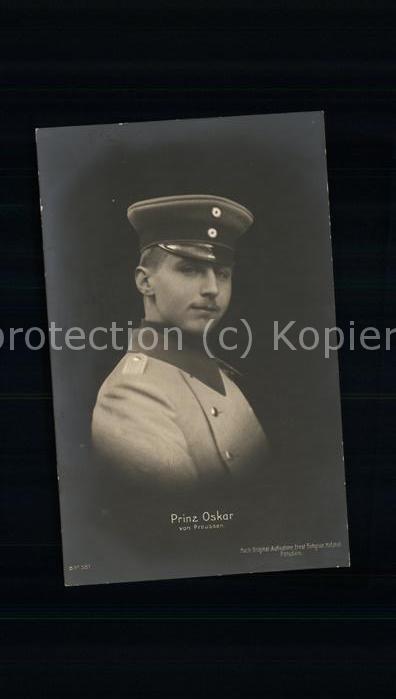 Adel Preussen Prinz Oskar