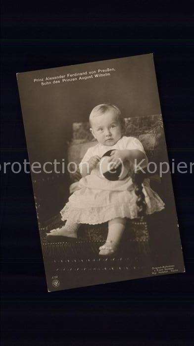 Adel Preussen Prinz Alexander Ferdinand