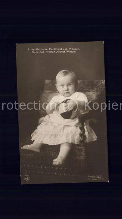 Adel Preussen Prinz Alexander Ferdinand