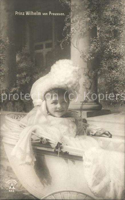 Adel Preussen Prinz Wilhelm Kinderwagen