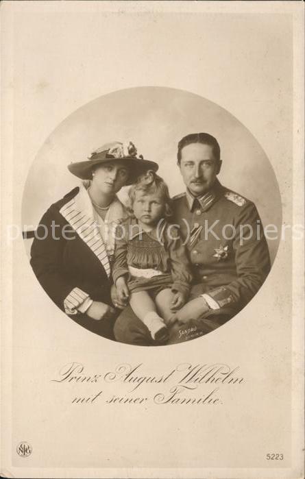 Adel Preussen Prinz August Wilhelm