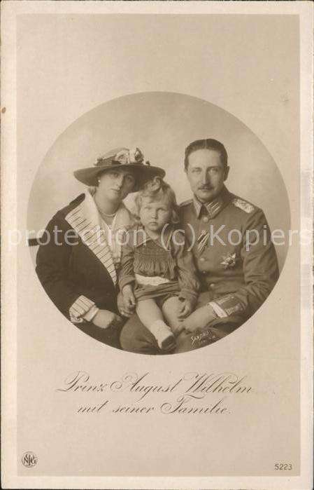 Adel Preussen Prinz August Wilhelm